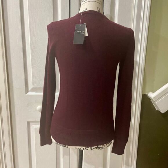 RALPH LAUREN BLACK LABEL SWEATER CASHMERE KNITTED CREW NECK SZ S SOPHISTICATED - Picture 9 of 14